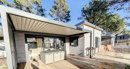 Charming Chalet with Terrace, Heated Pool, & Near Beach - Sleeps 6