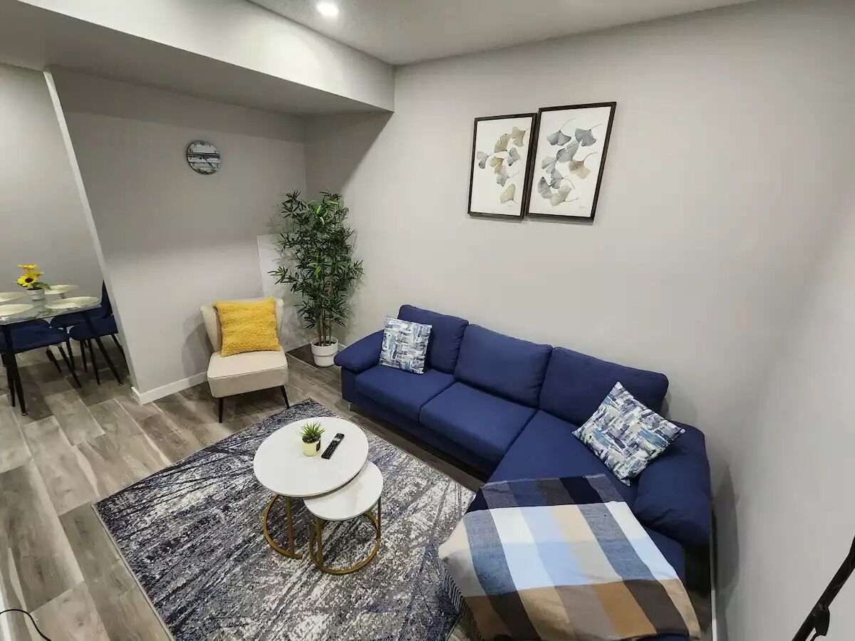 SafeAbode 1BR spacious and immaculate basement.