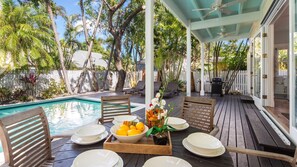 Outdoor dining