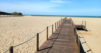 House with patio - São Lourenço Beach