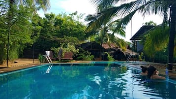 Indoor pool, outdoor pool