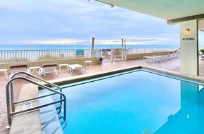 Una piscina riscaldata