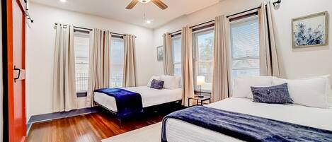 2 chambres, accès Internet, draps fournis