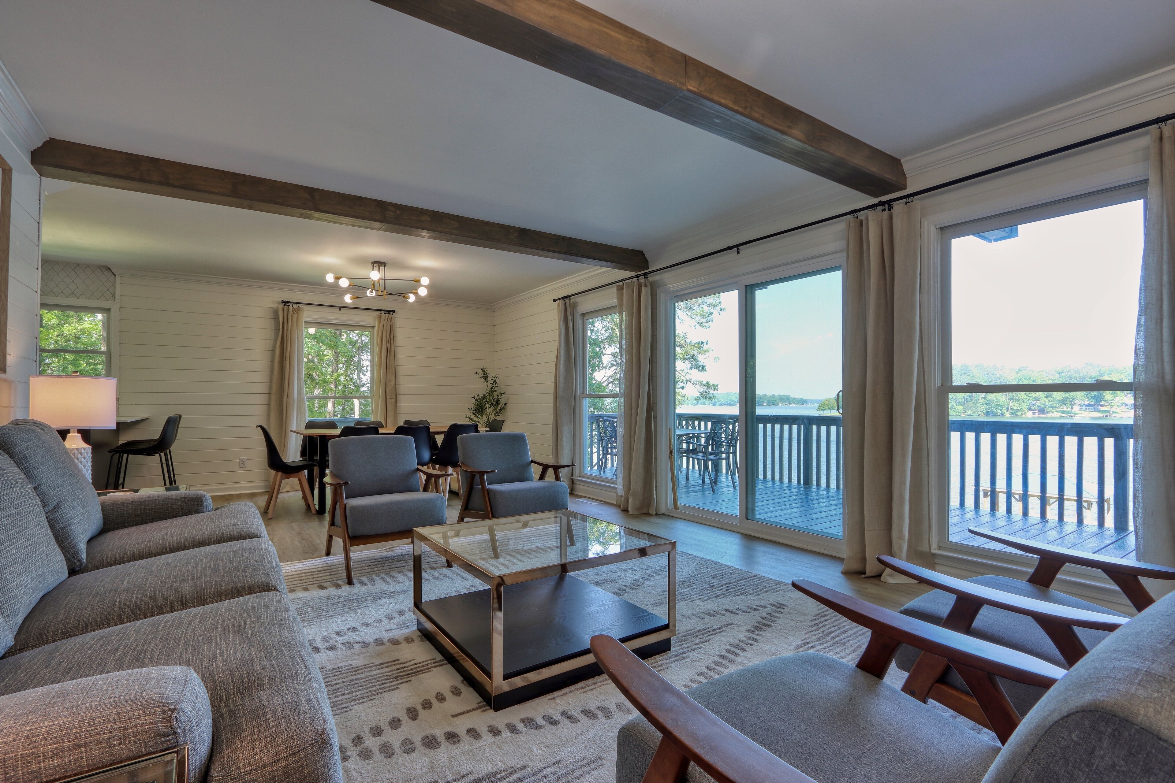 New! Pet friendly, west facing,  Waterside Retreat on Lake Greenwood, SC