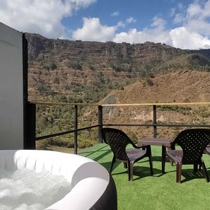 Outdoor spa tub - Cabaña Bisou con Jacuzzi (Machetá)