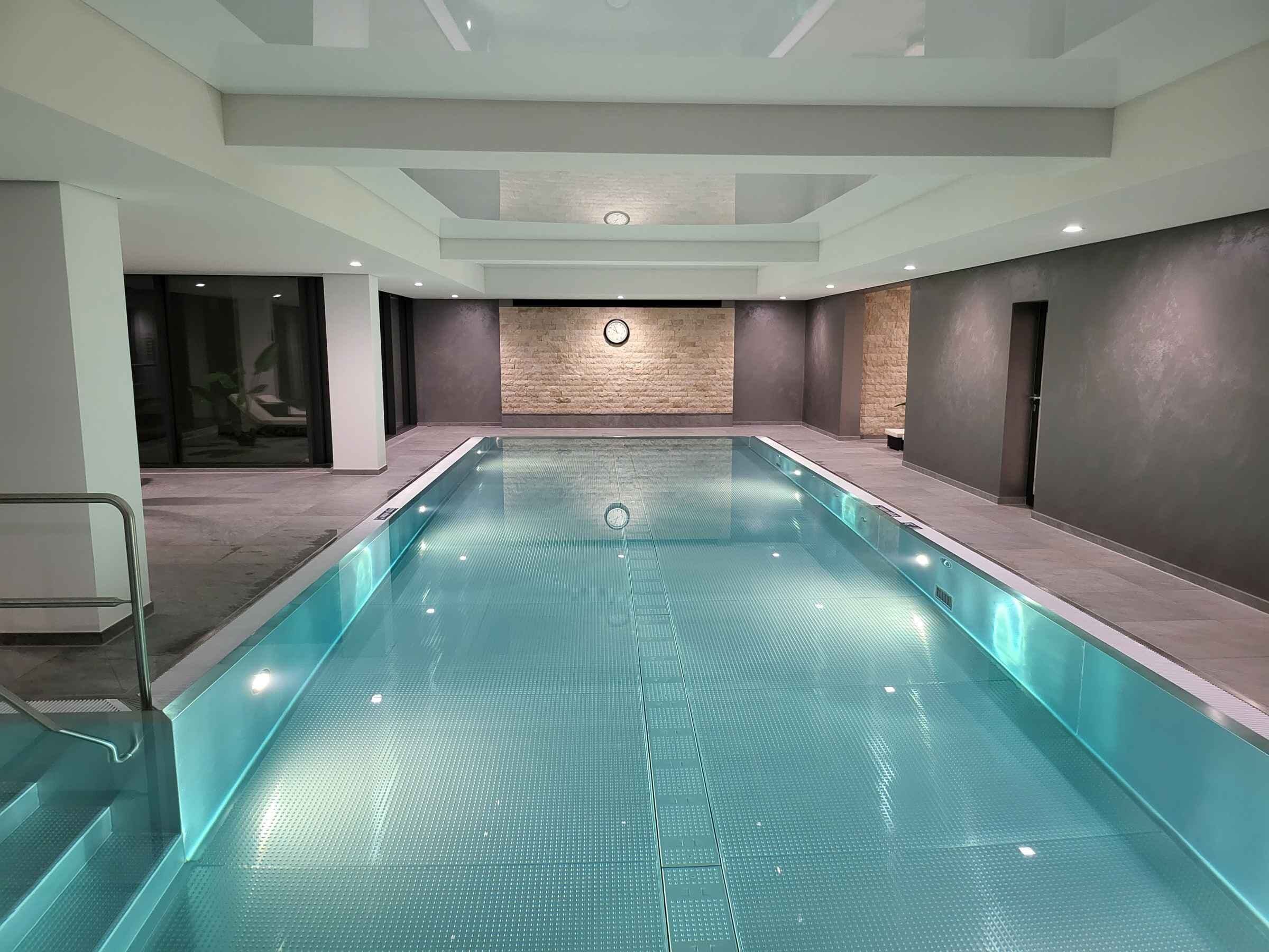 Indoor pool, a heated pool