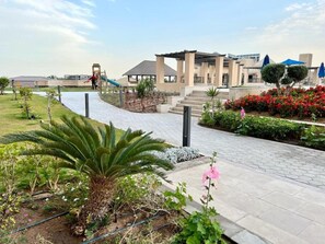 Overnattingsstedets uteområder