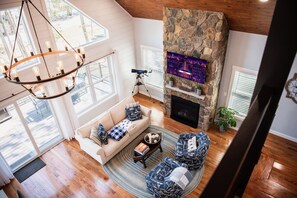 Smart TV, fireplace, foosball, books - Luxury Modern Lake Home  - Dogs Welcome - Sleeps 12  (Farmington)