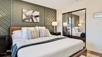 3 bedrooms, in-room safe, iron/ironing board, free WiFi