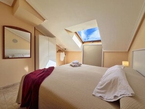 1 bedroom, iron/ironing board, bed sheets