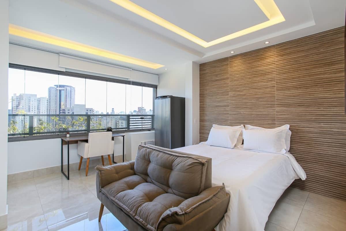 Suite studio Deluxe | 1 chambre, décor unique, ameublement unique, bureau