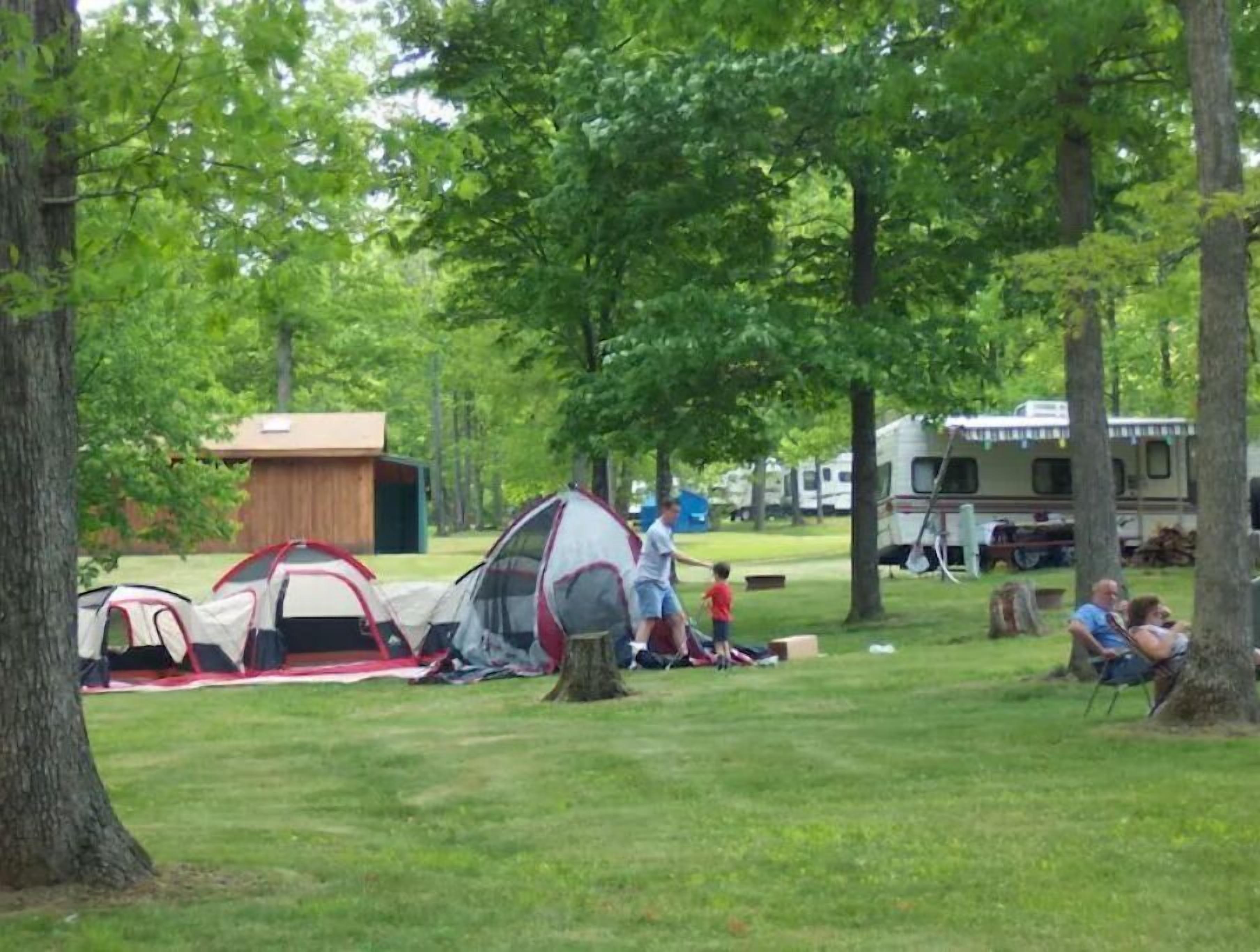 RV Campsite, or tent in the Laurel Highlands