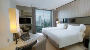 Deluxe Twin Room | View from room - Whiz Luxe Hotel Spazio Surabaya (Surabaya)