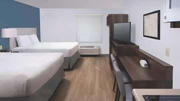 Ropa de cama de alta calidad, mobiliario individual, escritorio