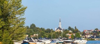 Magog, between lake and mountain