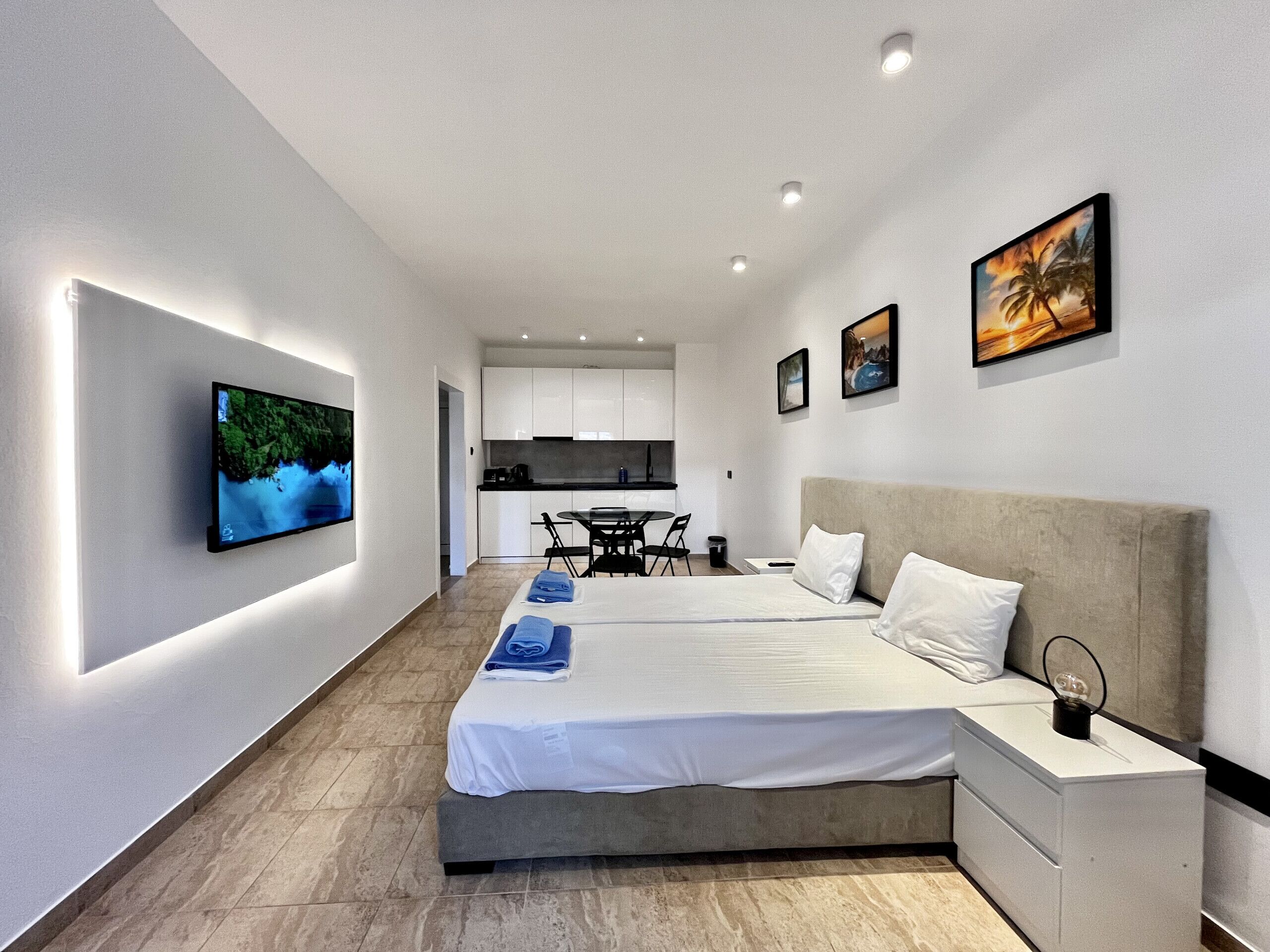 1 間睡房、熨斗/熨衫板、免費 Wi-Fi、床單