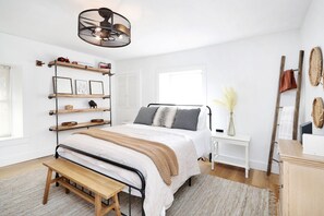 5 bedrooms, iron/ironing board, travel crib, free WiFi