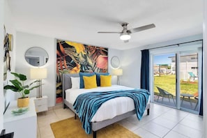 2 bedrooms, iron/ironing board, travel crib, free WiFi