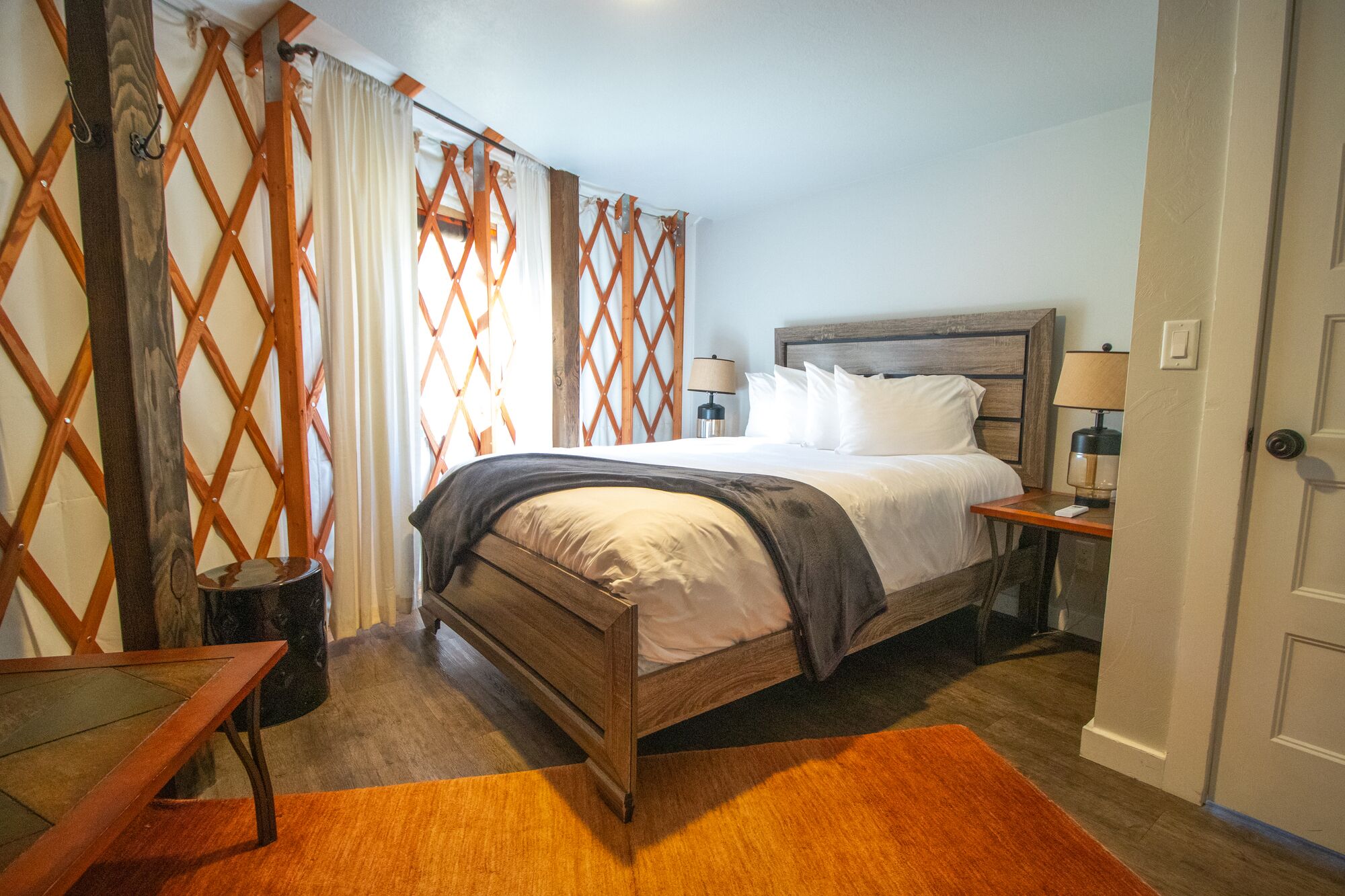 Luxury Glamping Yurt Resort Between National Parks with desert mountain views, close to hiking trails, slot canyons, off-roading and more!