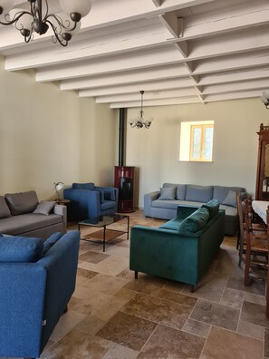 Living area - Belle Demeure au Chateau (Bernay-Saint-Martin)
