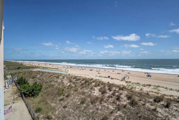 En la playa