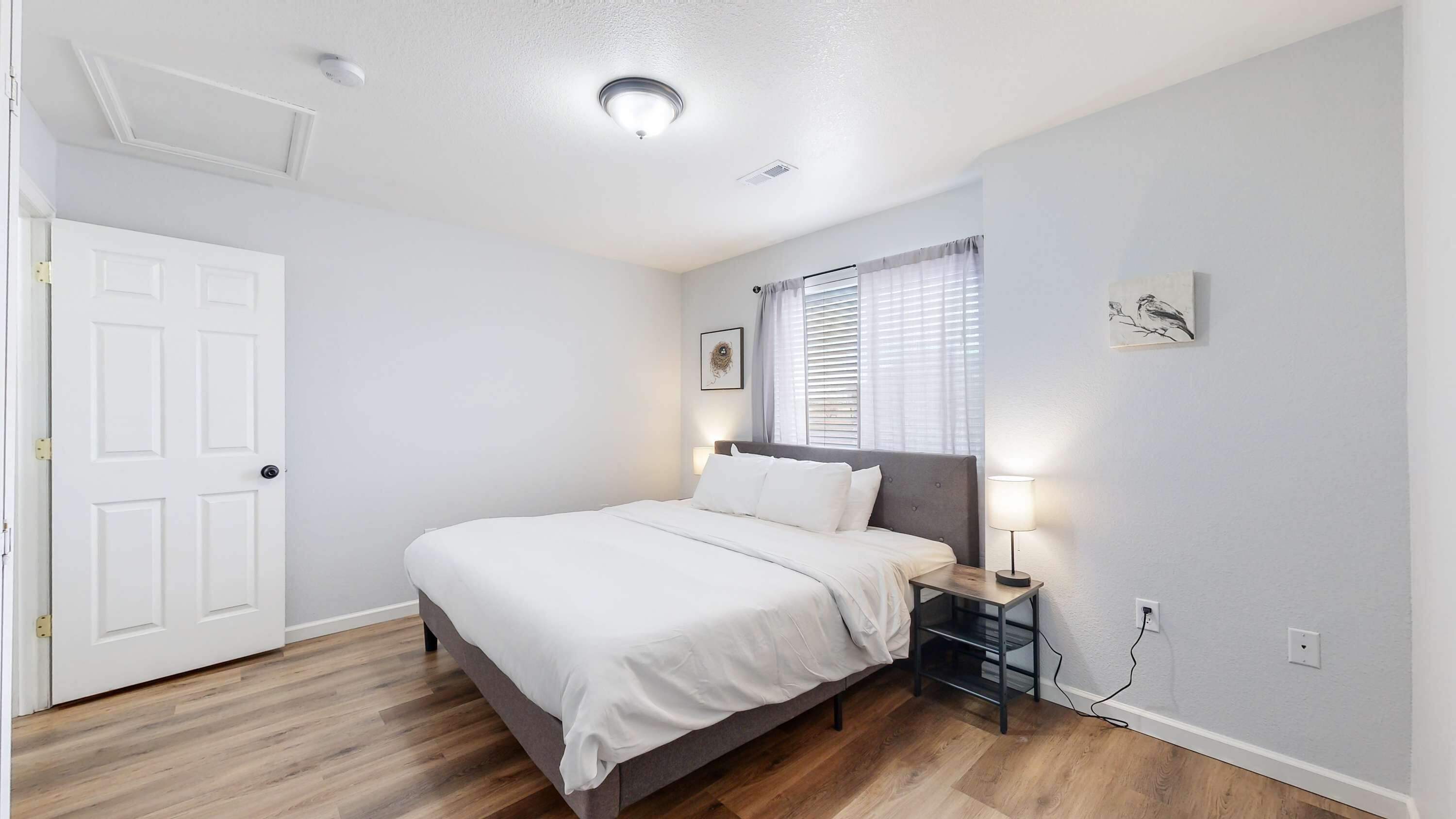 2 bedrooms, iron/ironing board, travel crib, WiFi