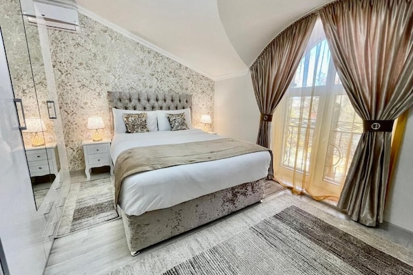 1 phòng ngủ, bộ trải giường bằng vải cotton Ai Cập