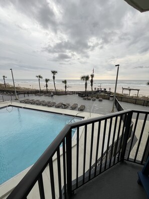 Outdoor pool, a heated pool - Complimentary Beach Service with 2 chairs and umbrella (Panama City Beach)