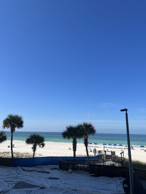 On the beach