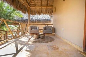 Terrace/patio - Pousada Morro do Caburé (Cajueiro da Praia)