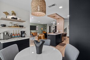 Dining - 3BR Boho Design | Fire Pit | Steps to Beach (North Myrtle Beach)