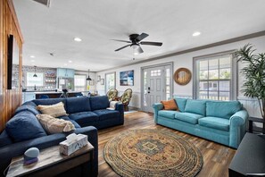 Smart TV, stereo - Cozy Beach Cottage | 3BR Pet-Friendly w/ Grill (North Myrtle Beach)