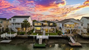 Exterior - Cabin by the Sea | 5BR Waterfront Home w/ Hot Tub (North Myrtle Beach)