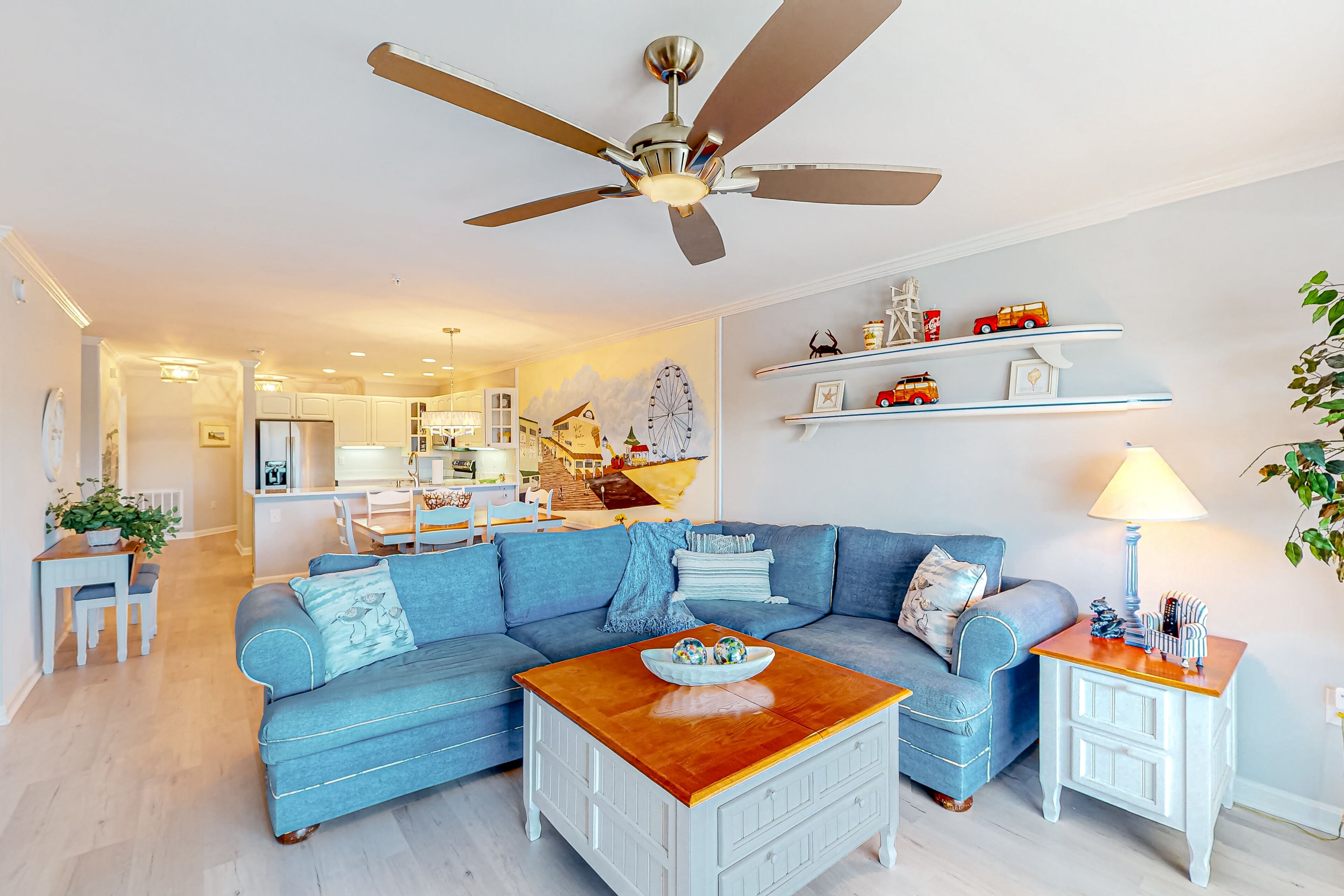 Lovely bayfront condo with pool, beach gear, tennis, dock, AC & W/D