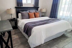 3 bedrooms, iron/ironing board, travel cot, WiFi