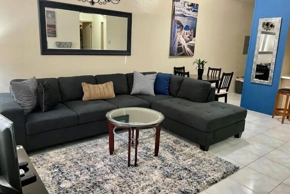 Comfort Condo | Living room