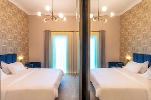 Habitación estándar | Sábanas de algodón egipcio, ropa de cama de alta calidad y edredón