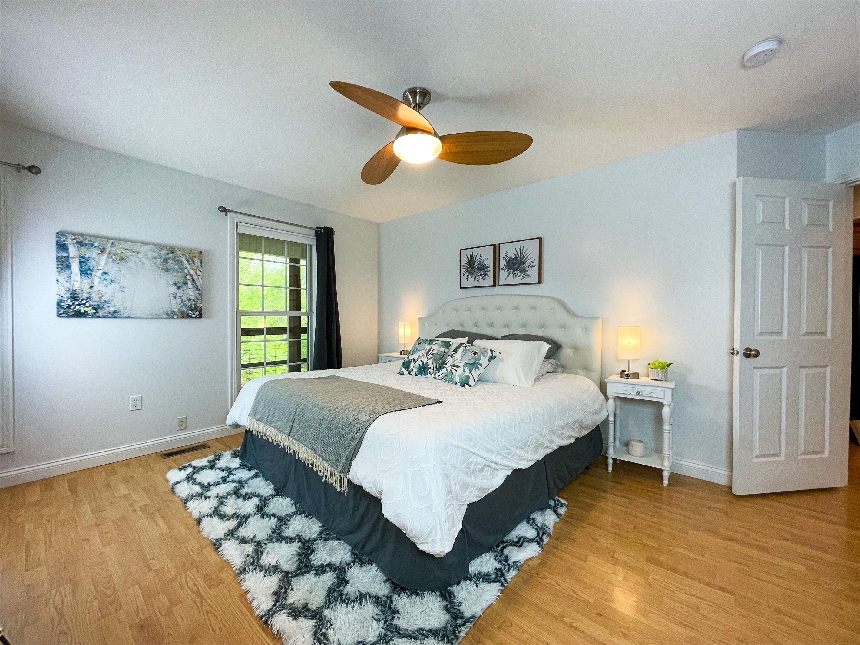 4 habitaciones, escritorio, wifi gratis y ropa de cama 