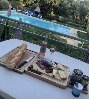 Piscine extérieure, piscine chauffée