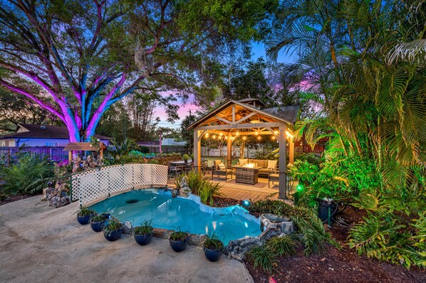 Alberca al aire libre 