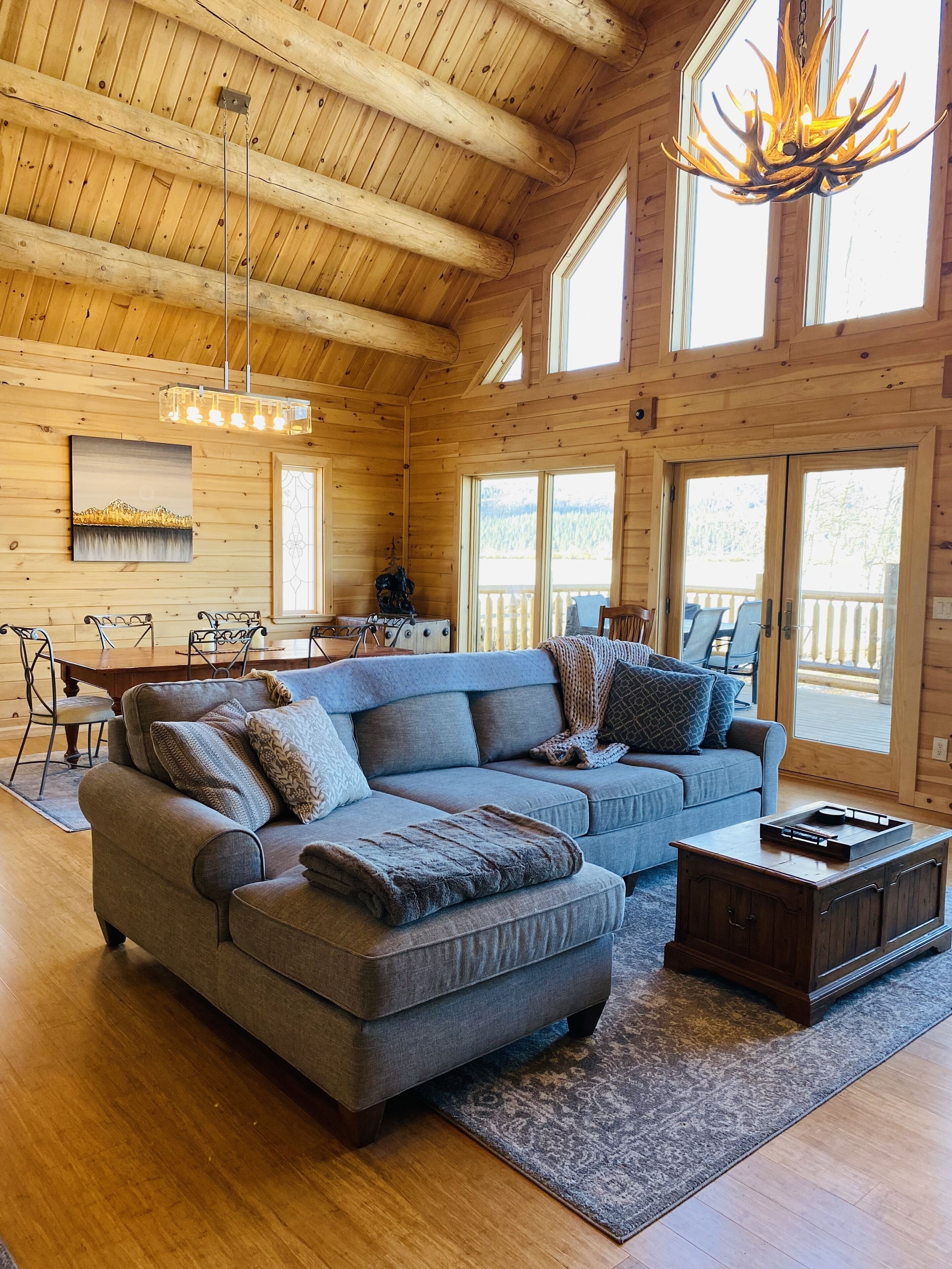 Brand New Log Home in Chester Ca, Meadow View