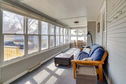 Snowmobile Trail On-Site: Lakefront Mound Apt!