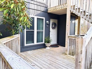 Exterior detail - Winter Mountain Escape – Ground-Floor Cozy Condo (Banner Elk)