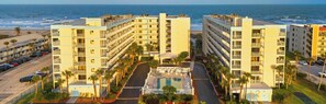 Exterior - Spacious and Beautiful Direct Ocean Front Condo w/ Heated Pool and Hot Tub! (Cocoa Beach)