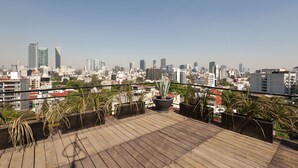 Penthouse | Terrace/patio - Splendid Triplex in Art Deco Building (Mexico City)
