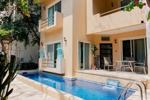 Pool - 4 Bedroom home in Playacar Phase 1 with Private Pool by BRIC Vacation Rentals (Solidaridad)