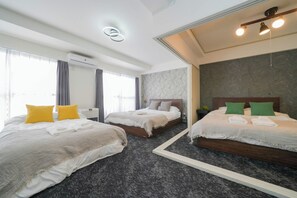 2 chambres, fer et planche à repasser, Wi-Fi gratuit, draps fournis