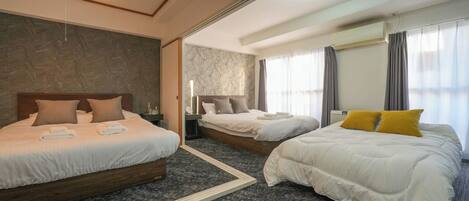 2 bedrooms, desk, iron/ironing board, free WiFi