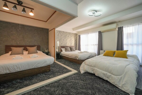 2 多间卧室、办公桌、熨斗/熨衣板、免费 WiFi