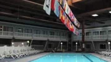 Indoor pool, outdoor pool